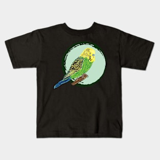 Nice Artwork showing a Yellow Budgie II Kids T-Shirt